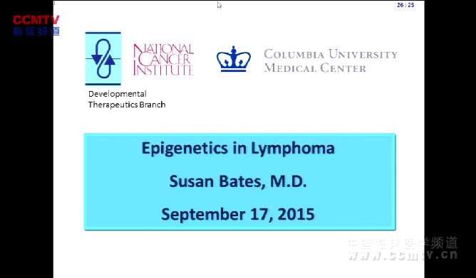 Susan Bates：表观遗传学在淋巴瘤